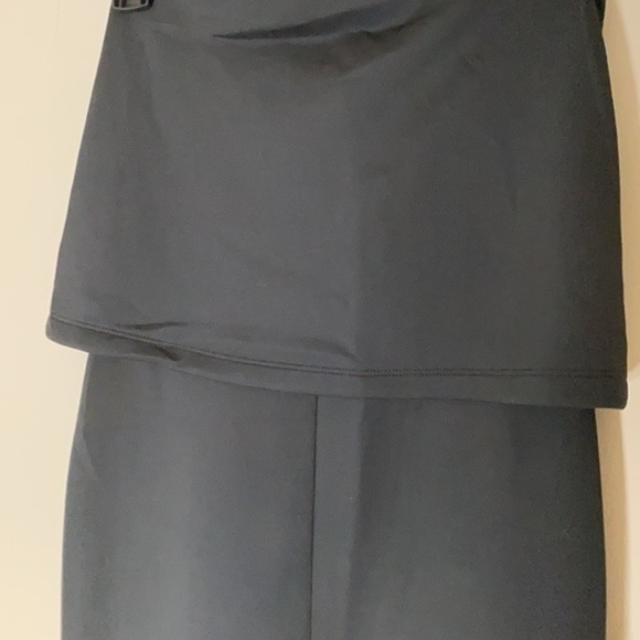 NWT ASOS black Bandeau Double Layer Jumpsuit size 4 - Picture 2 of 16